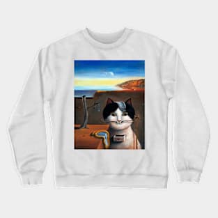 Surrealist Cat Crewneck Sweatshirt